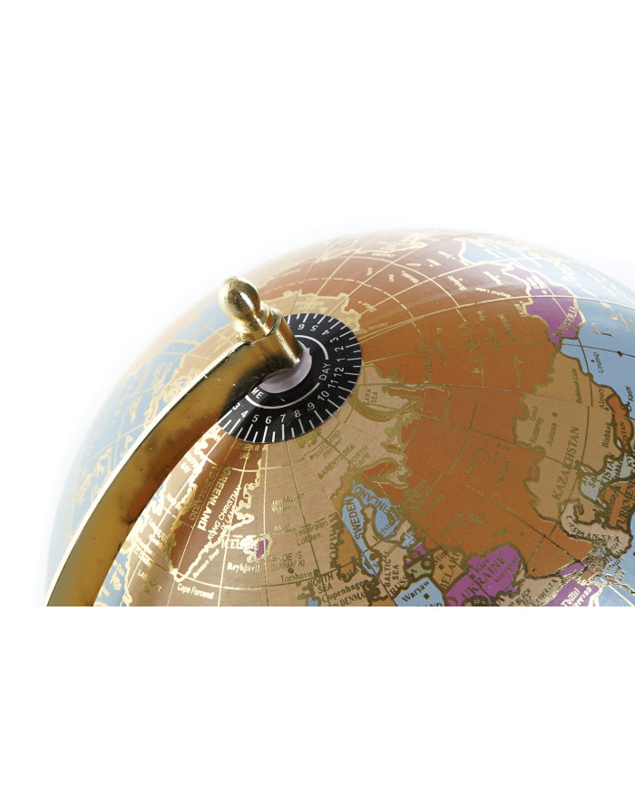 GLOBO TERRAQUEO MARMOL PVC 22X20X28 BEIGE