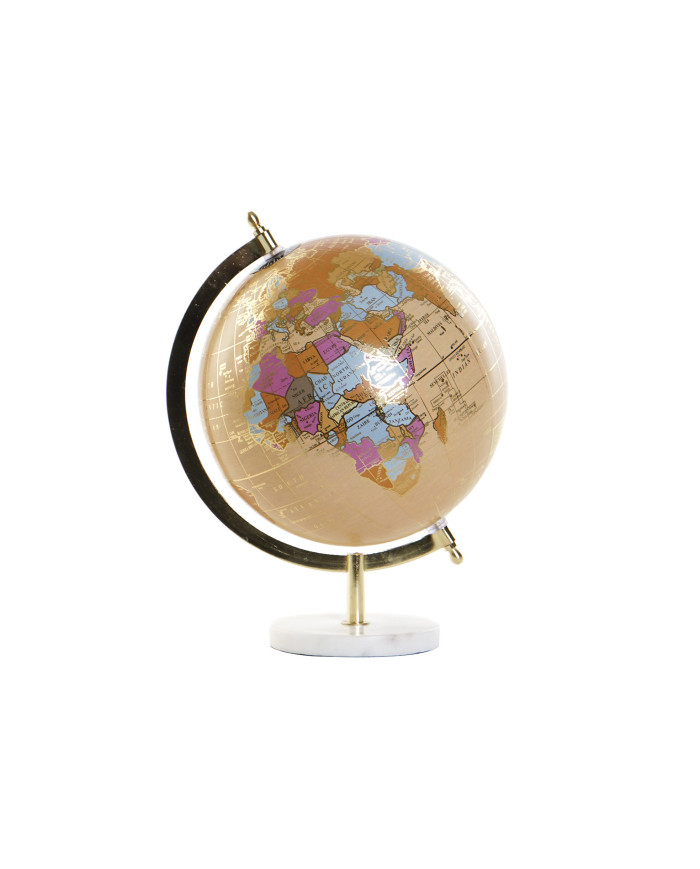 GLOBO TERRAQUEO MARMOL PVC 22X20X28 BEIGE