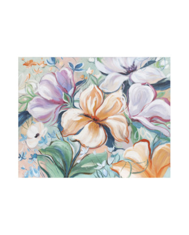 CUADRO LIENZO PINO 100X3,7X80 FLORES 2 SURT.