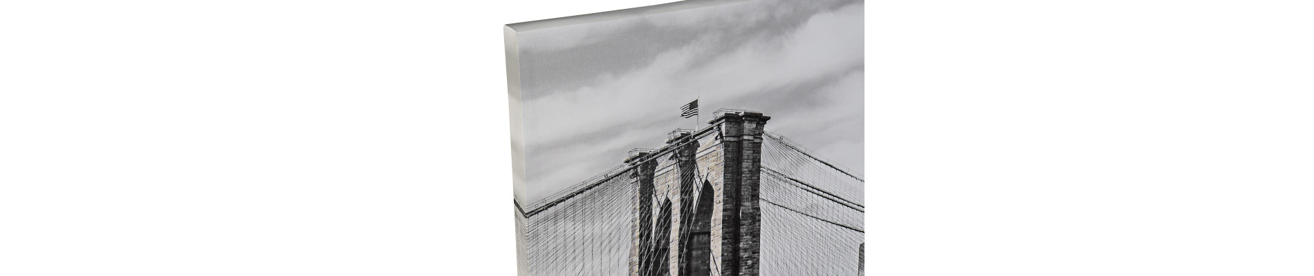 CUADRO LIENZO PURPURINA 150X3,7X100 PUENTE GRIS
