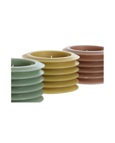 VELA CERA 13X13X8 680 GR, 3 SURT.