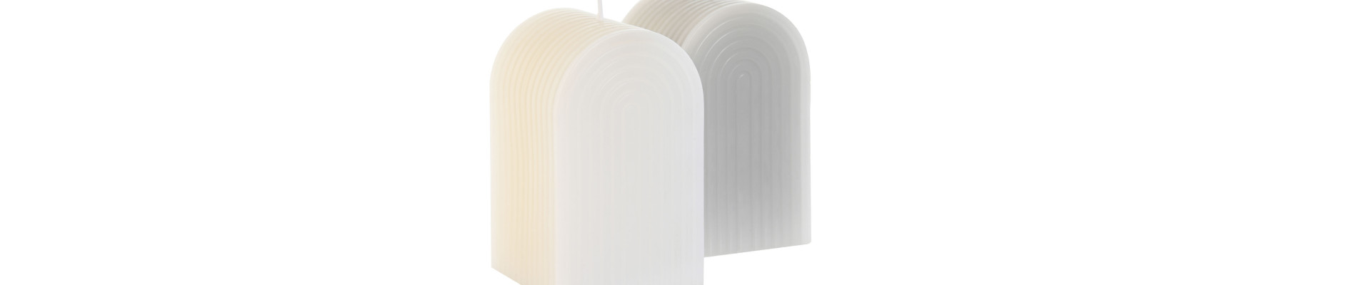 VELA CERA 5X5X9 225 GR, ARCO 2 SURT.