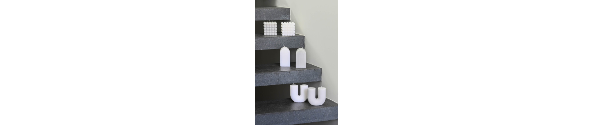 VELA CERA 5X5X9 225 GR, ARCO 2 SURT.