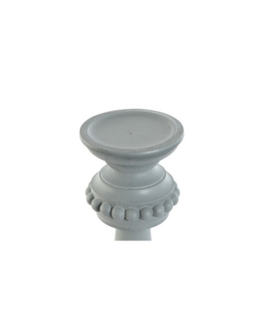 PORTAVELA RESINA 15X15X38,3 GRIS