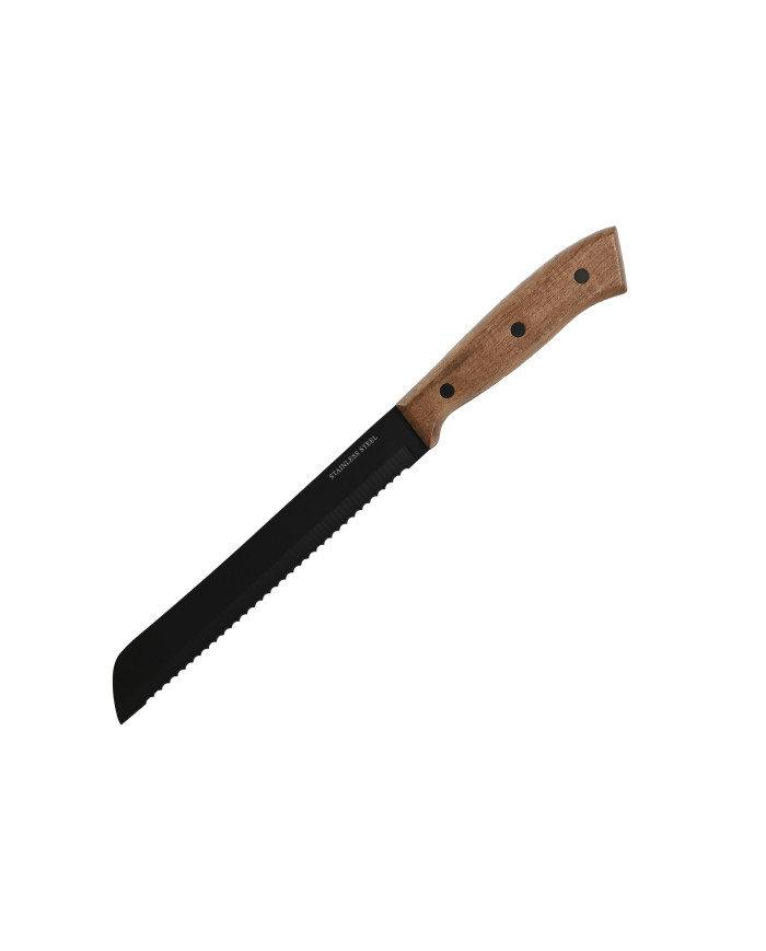 CUCHILLO SET 6 INOX ACACIA 4X1X33 NATURAL