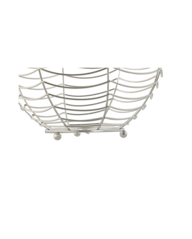 FRUTERO METAL CROMADO 25X25X12,3 PLATEADO