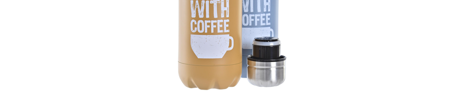 BOTELLA INOX 6X6X26,5 500ML, DOBLE 3 SURT.