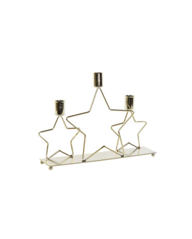 CANDELABRO METAL 29,5X6,3X20,3 ESTRELLA BRILLANTE