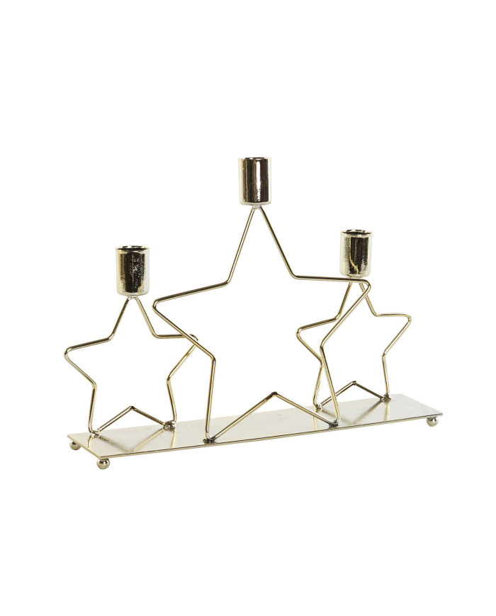 CANDELABRO METAL 29,5X6,3X20,3 ESTRELLA BRILLANTE