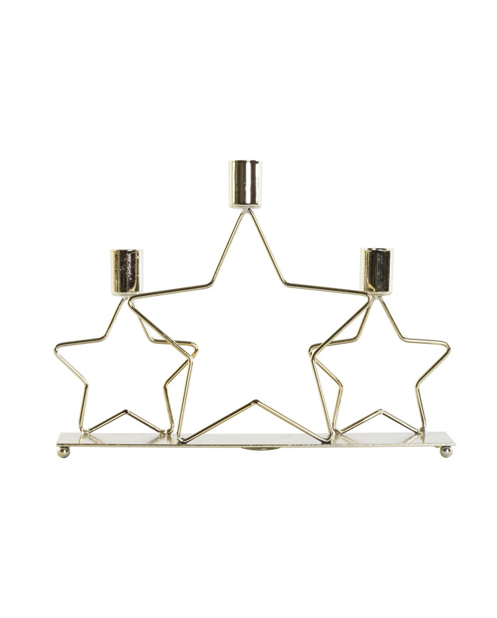 CANDELABRO METAL 29,5X6,3X20,3 ESTRELLA BRILLANTE