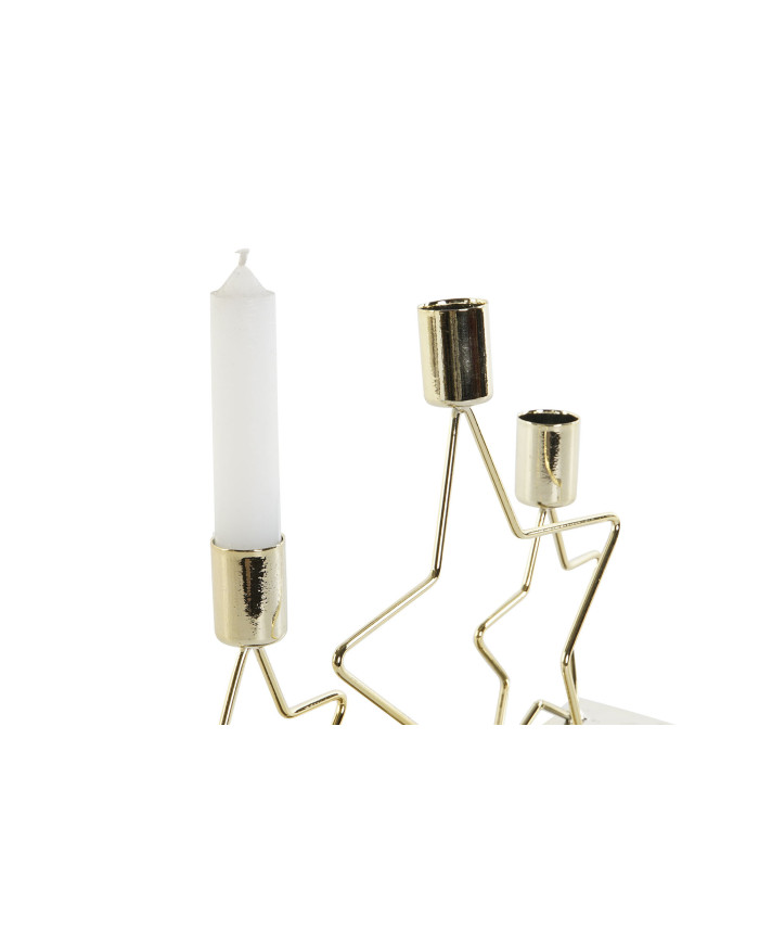 CANDELABRO METAL 29,5X6,3X20,3 ESTRELLA BRILLANTE