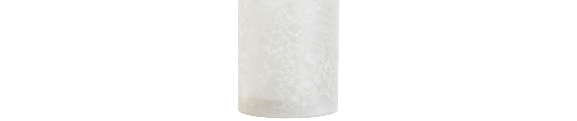 DECORACION LUMINOSA CRISTAL LED 10X10X15 BLANCO