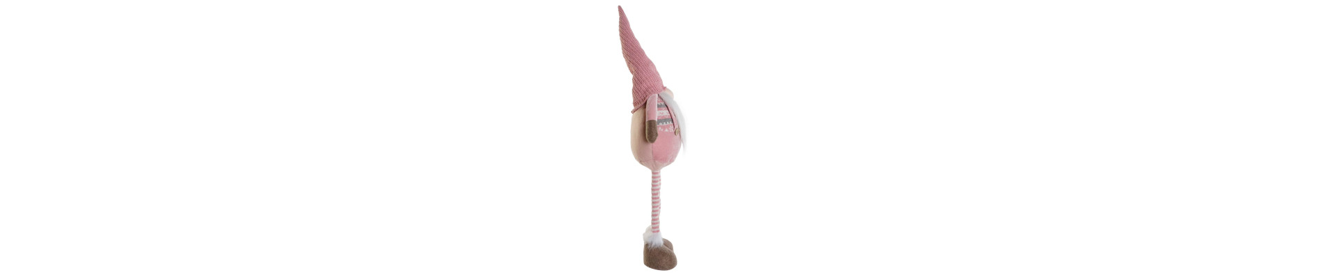 FIGURA POLIESTER 30X15X84 GNOMO ROSA
