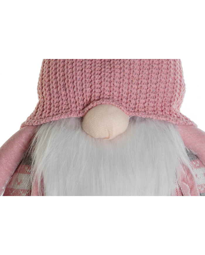 FIGURA POLIESTER 30X15X84 GNOMO ROSA