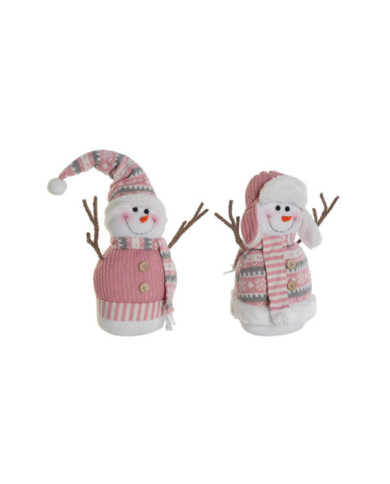 FIGURA POLIESTER 30X16X33 MUÑECO DE NIEVE 2 SURT.