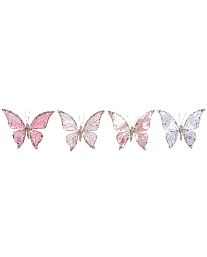 DECORACION COLGANTE POLIESTER 16X3X20 MARIPOSA 4 S
