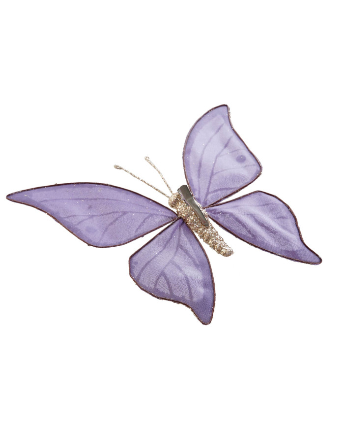 DECORACION COLGANTE POLIESTER 16X3X20 MARIPOSA 4 S