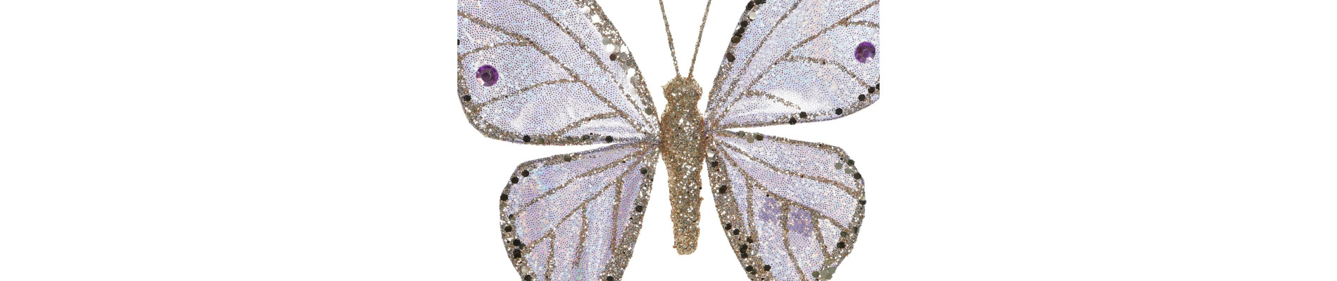 DECORACION COLGANTE POLIESTER 16X3X20 MARIPOSA 4 S