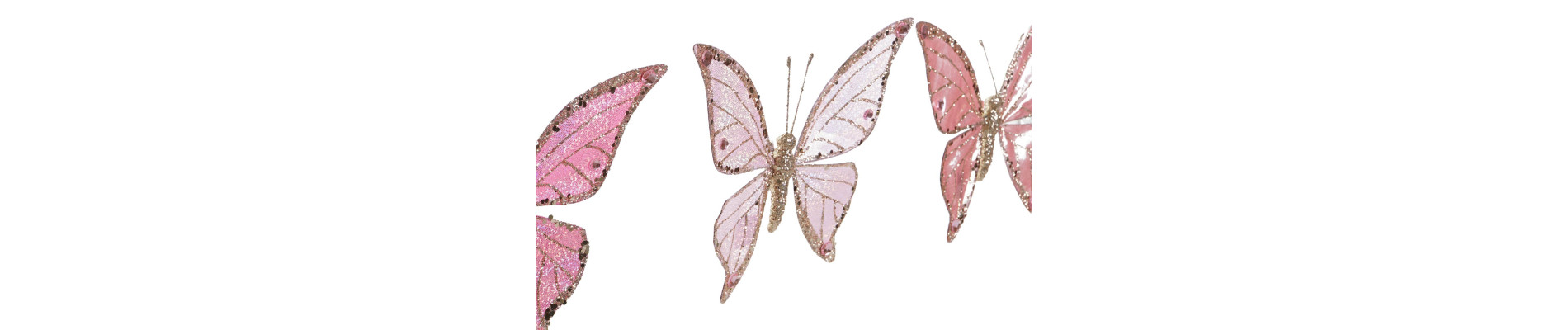 DECORACION COLGANTE POLIESTER 16X3X20 MARIPOSA 4 S