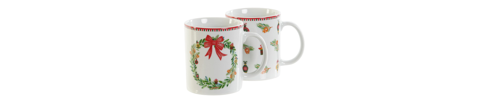 MUG PORCELANA 12X8X9,5 300ML, CORONA LAZO 2 SURT.