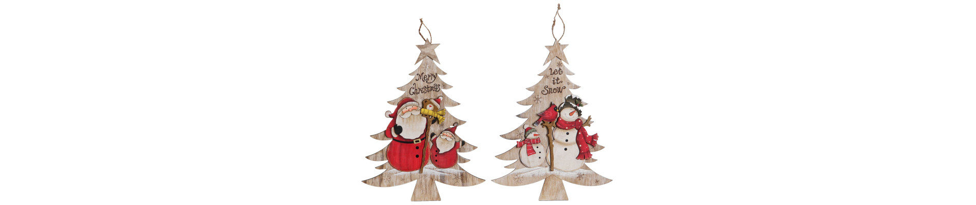 DECORACION COLGANTE MADERA 26X2X35 ARBOL 2 SURT.