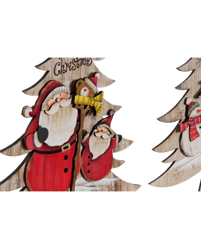DECORACION COLGANTE MADERA 26X2X35 ARBOL 2 SURT.