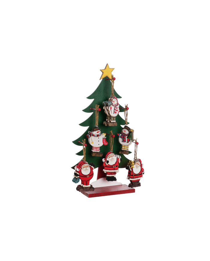 DECORACION COLGANTE MADERA 30X12X53 6 SURT.