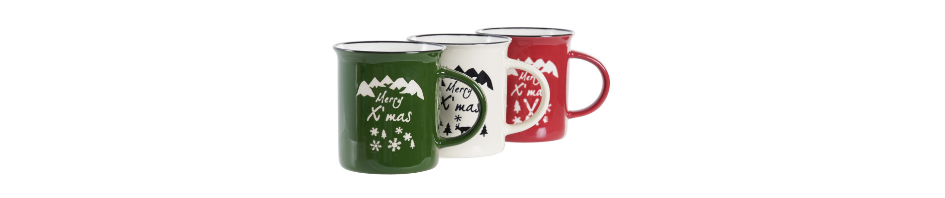 MUG PORCELANA 12X9X8,4 330ML, MONTAÑA 3 SURT.