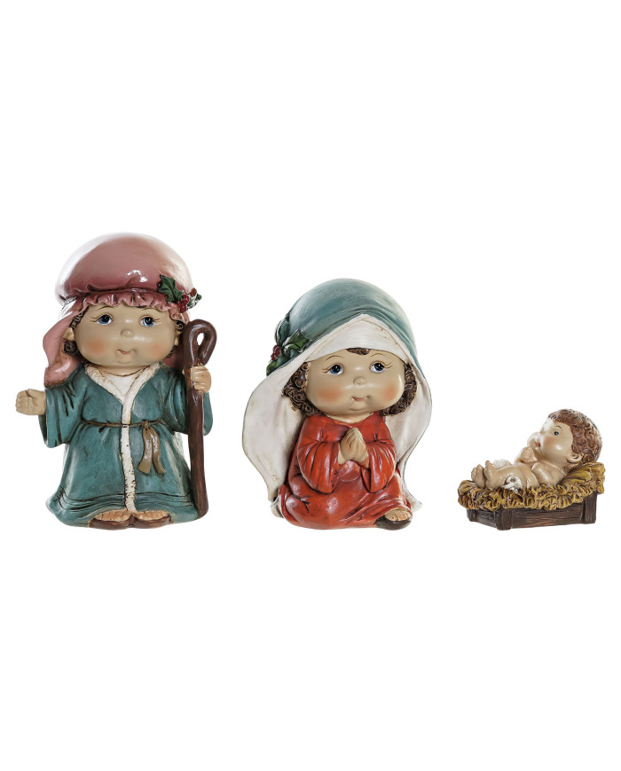 NACIMIENTO SET 3 RESINA 8X6X10 MULTICOLOR
