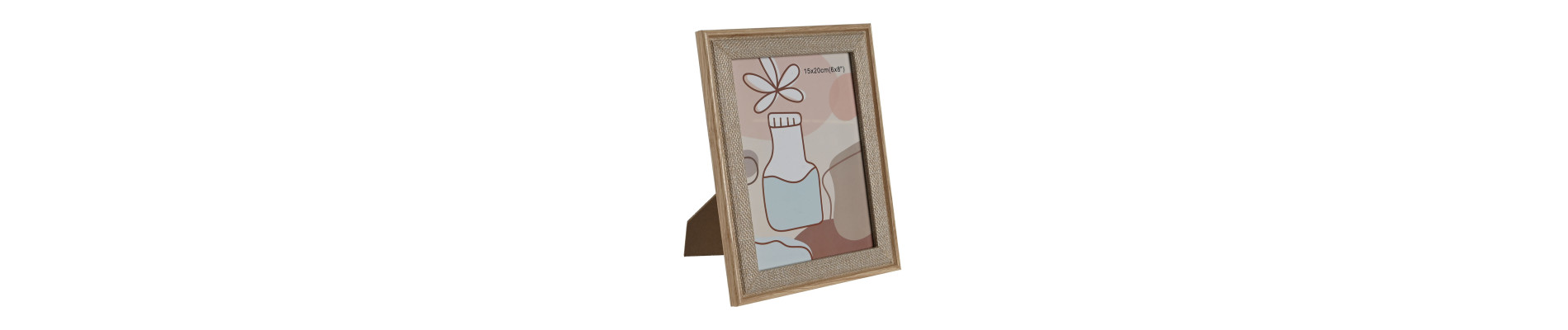 PORTAFOTO PLASTICO MOLDURA BLANCO 15X20CM