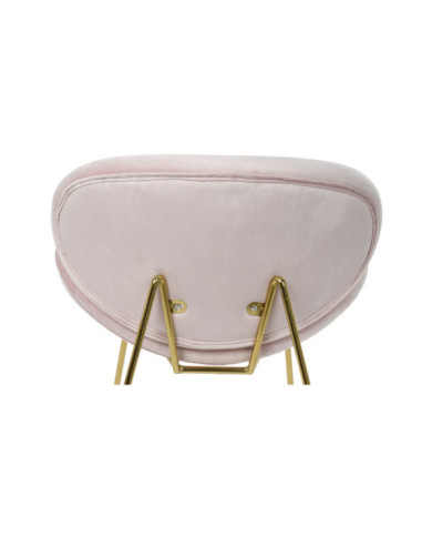 SILLA POLIESTER METAL 63X57X73 TERCIOPELO