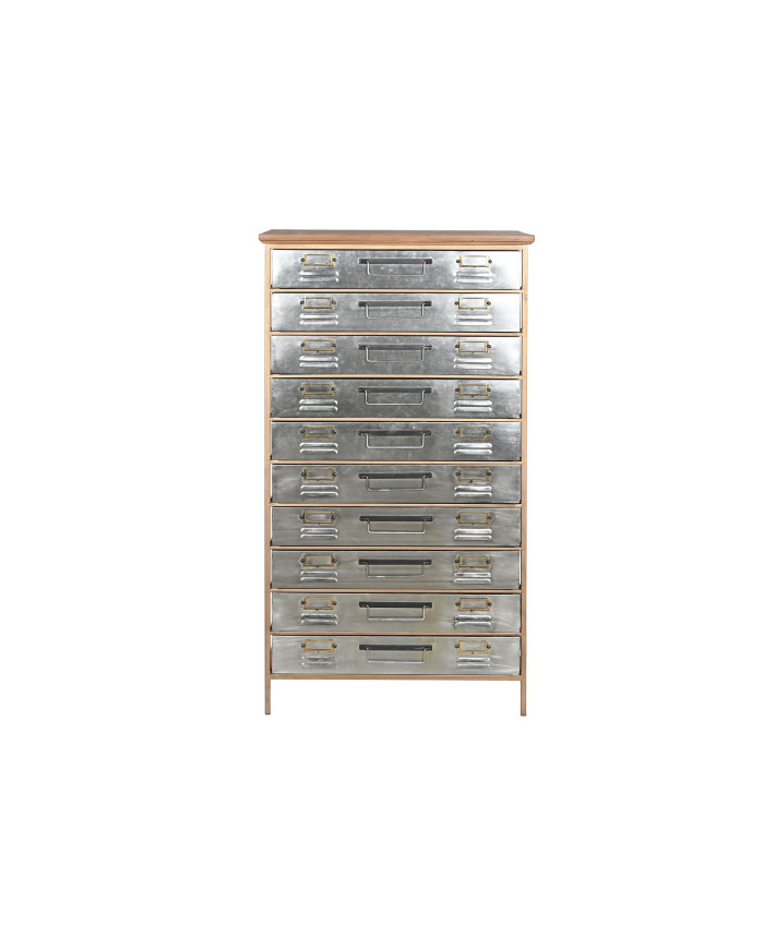 CAJONERA METAL ABETO 66X33,5X121 GRIS