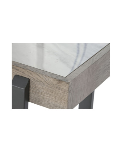 CONSOLA METAL PIEDRA SINTERIZADA 100X39X75 MARRON