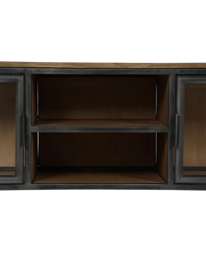 MUEBLE TV MADERA METAL 137X40X55 NATURAL