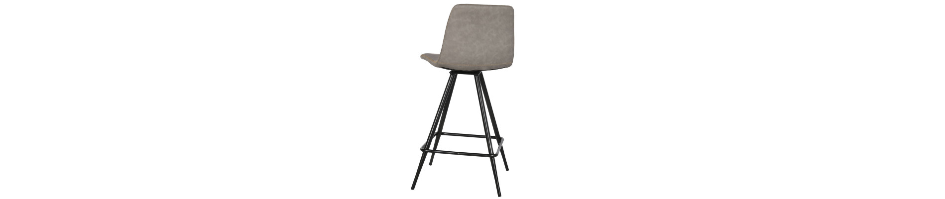 TABURETE PU METAL 41X50X95 GRIS CLARO