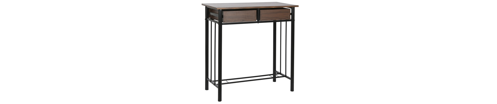 MESA SET 3 METAL MDF 80X50X84 32X32X45 NEGRO