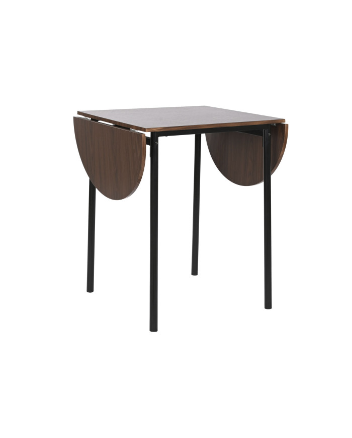 MESA SET 5 MDF METAL 121X55X78 NEGRO