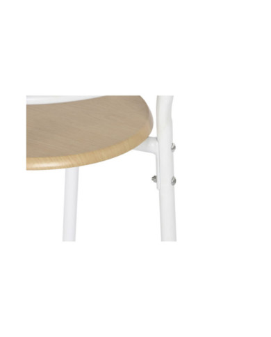 MESA SET 5 MDF METAL 121X55X78 BLANCO