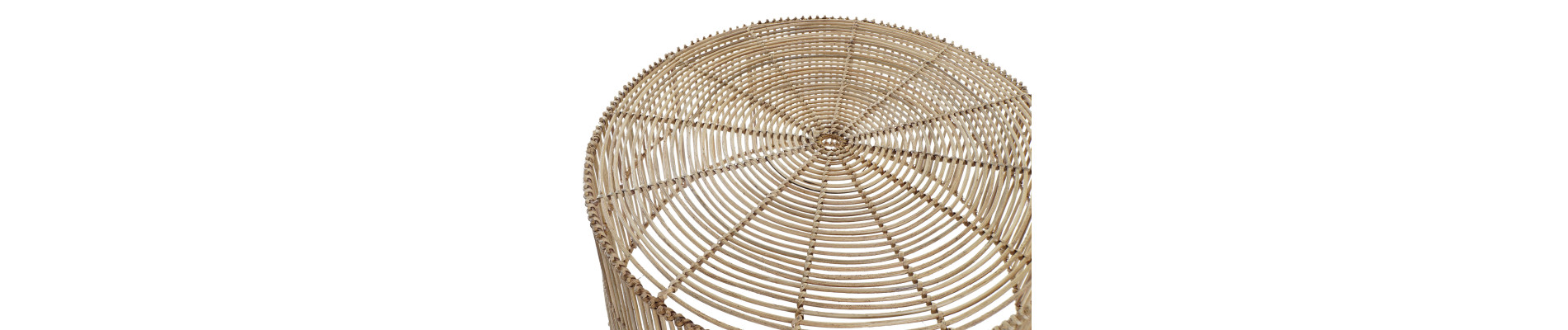 MESA CENTRO RATAN 56X56X26 NATURAL