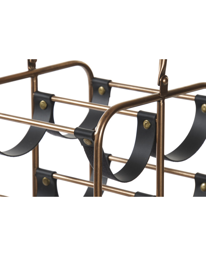 BOTELLERO METAL 25,5X23,5X95 COBRE