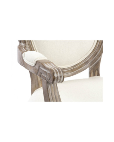 SILLA ABETO LINO 56X46X96 BEIGE