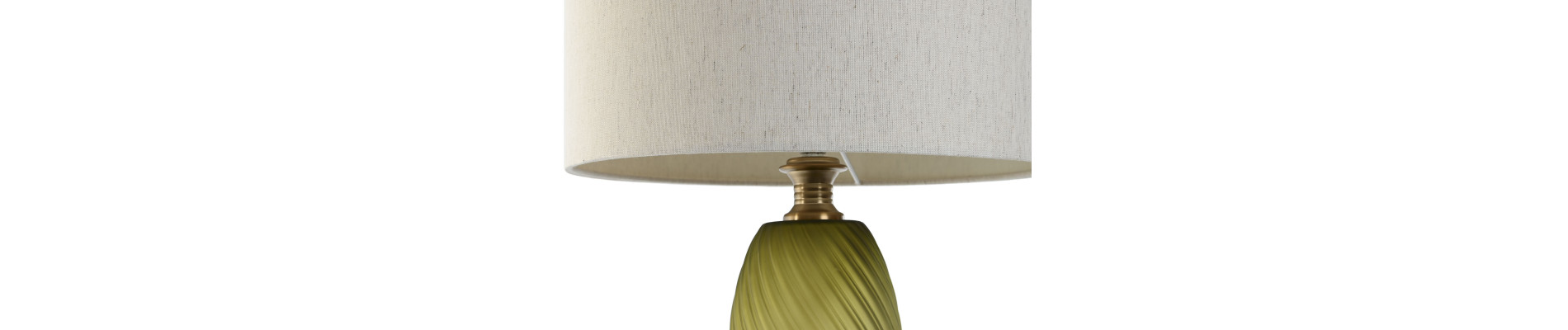 LAMPARA SOBREMESA CRISTAL LINO 36X36X61