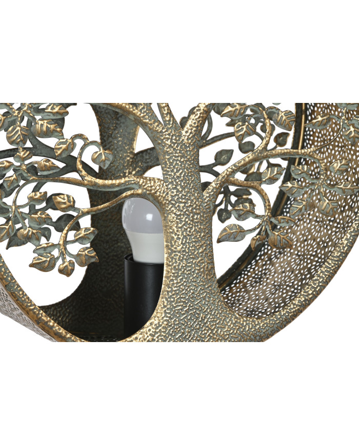 LAMPARA PIE METAL 30X18,5X123 ARBOL DE LA VIDA
