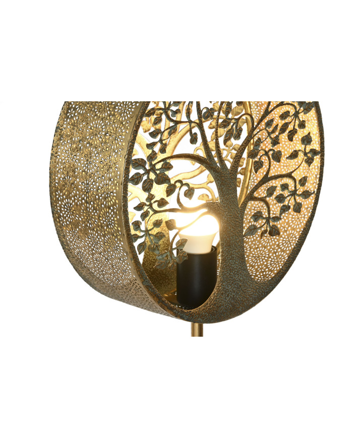 LAMPARA PIE METAL 30X18,5X123 ARBOL DE LA VIDA