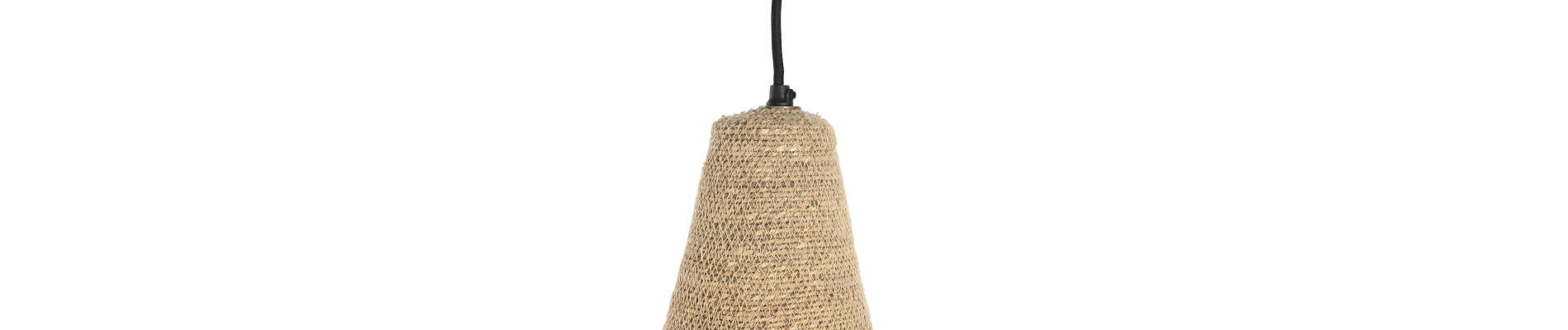 LAMPARA TECHO SEAGRASS 51X51X48 NATURAL MARRON