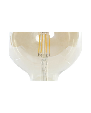 BOMBILLA LED CRISTAL 12,5X12,5X18 450 LUMENS AMBAR