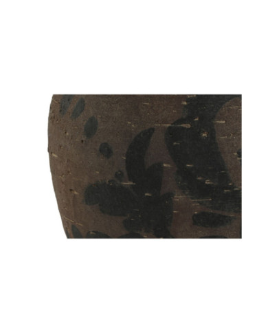 JARRON TERRACOTA 29X29X42 ENVEJECIDO MARRON