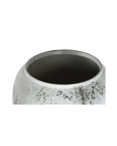 ANFORA CERAMICA 38X38X70 19 KG. DESGASTADO BLANCO