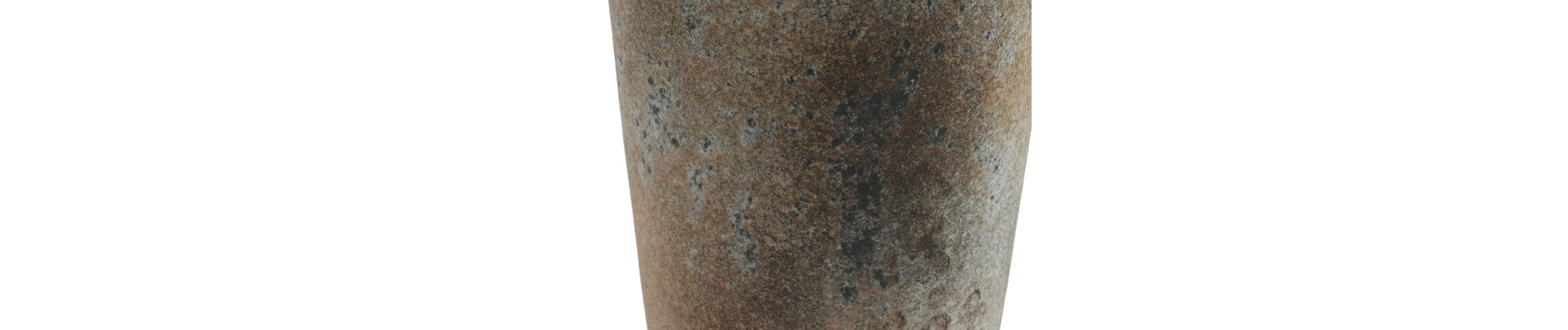 JARRON CERAMICA 20X20X50,5 DESGASTADO MARRON