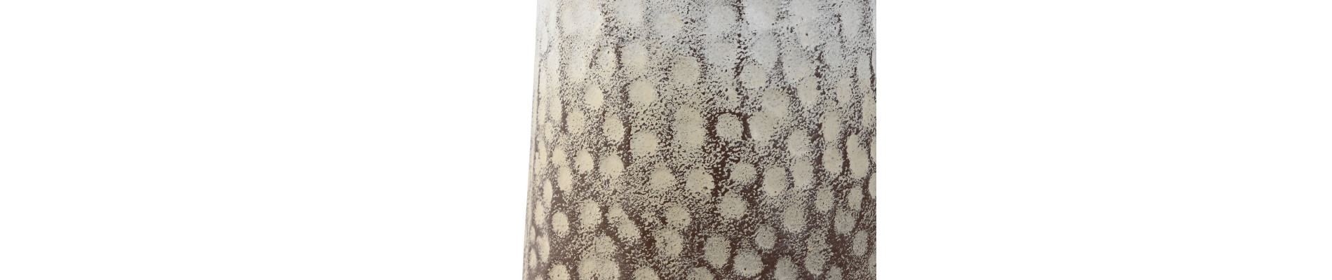 JARRON METAL 23X20X40 JARRON BLANCO